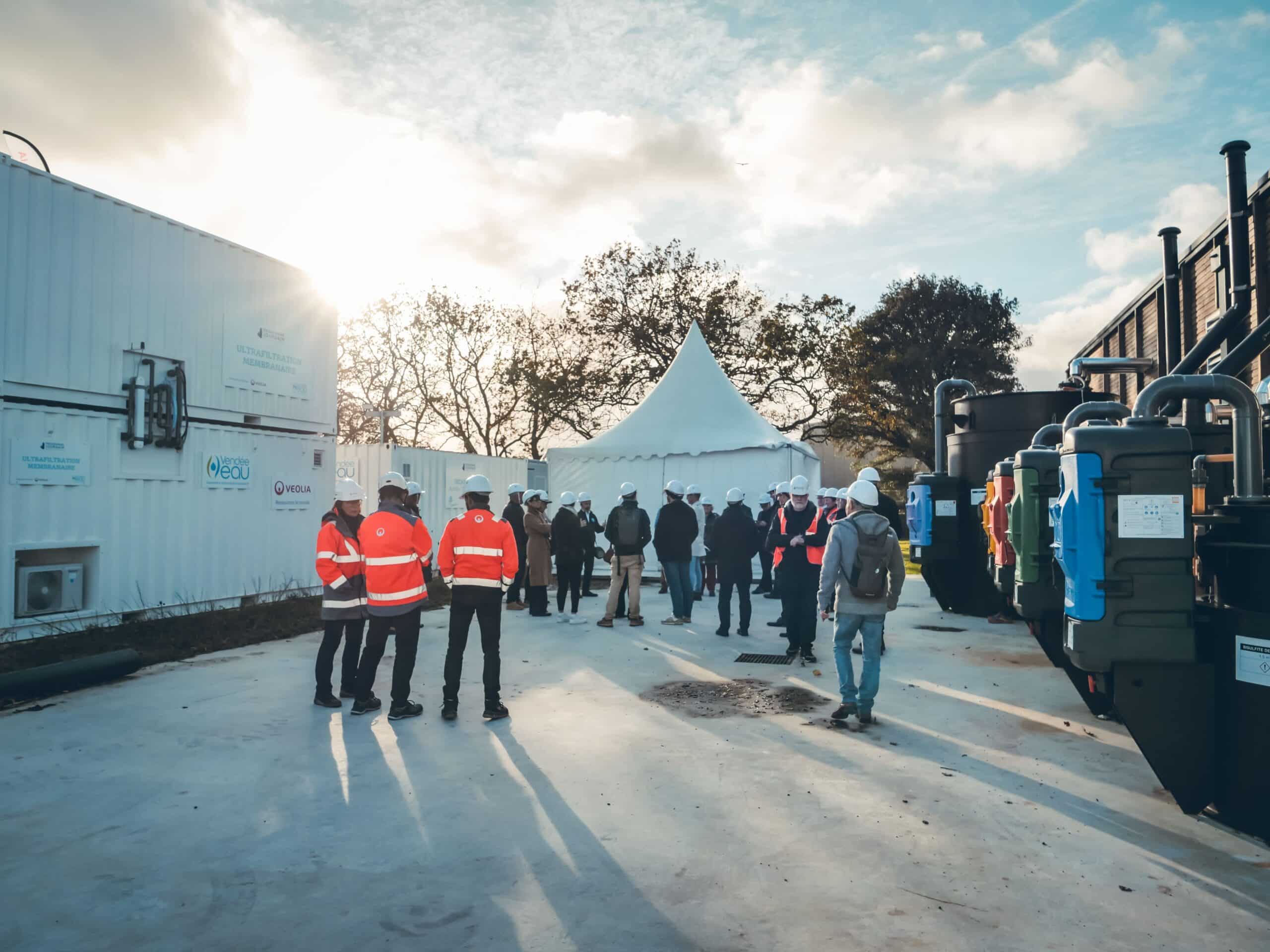 Visite de l'usine du Programme Jourdain