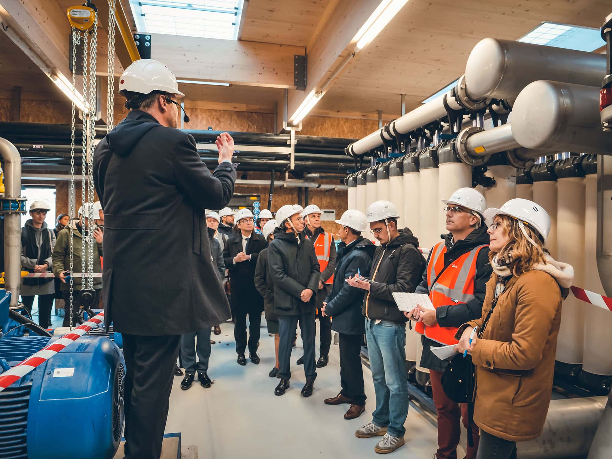 Le directeur de vendée eau présente le programme jourdain